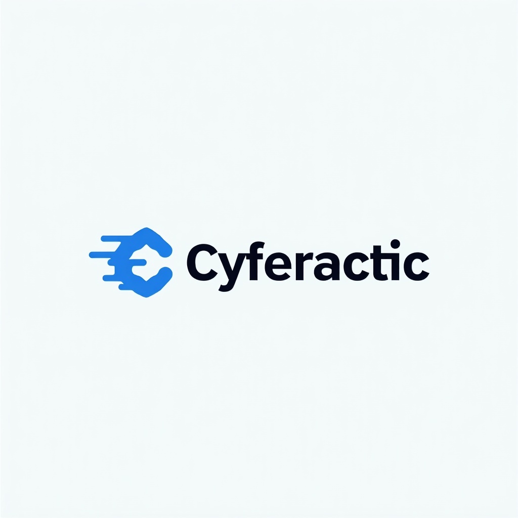 Cyferactic logo with blue icon and company name